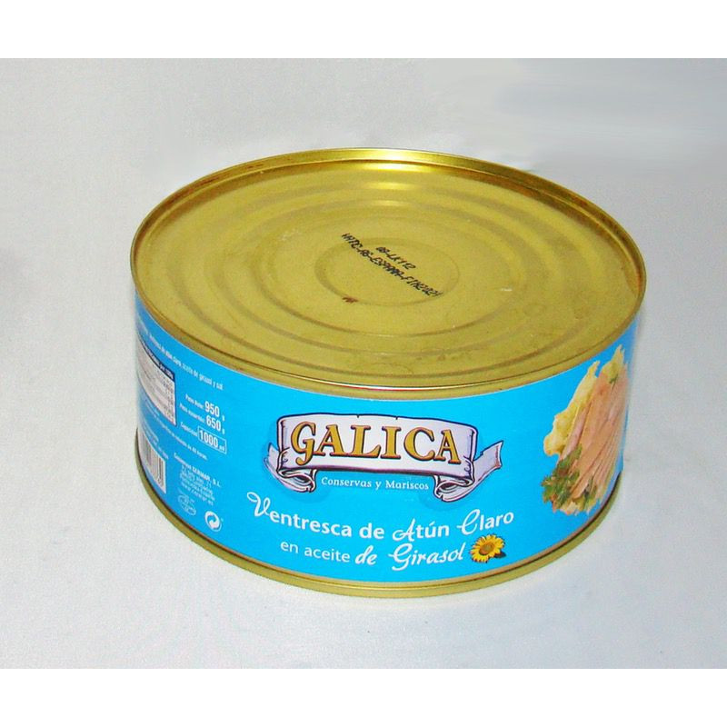 VENTRESCA ATÚN CLARO ACEITE GIRASOL RO-1000 12/950g